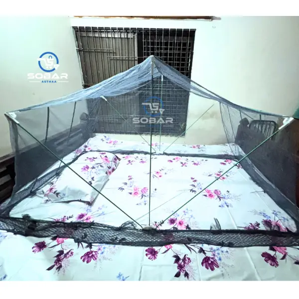 Pop up Folding Moshari Double Light Olive - Image 3