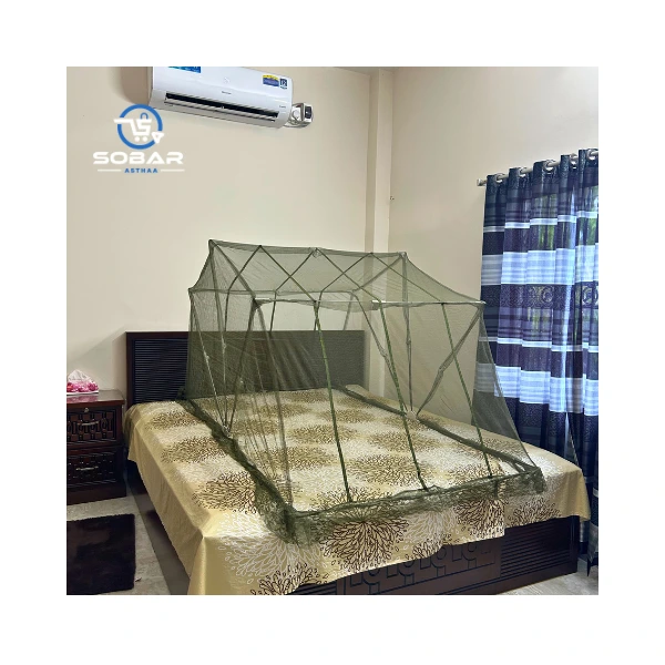 Pop up Folding Moshari Double Light Green - Image 3