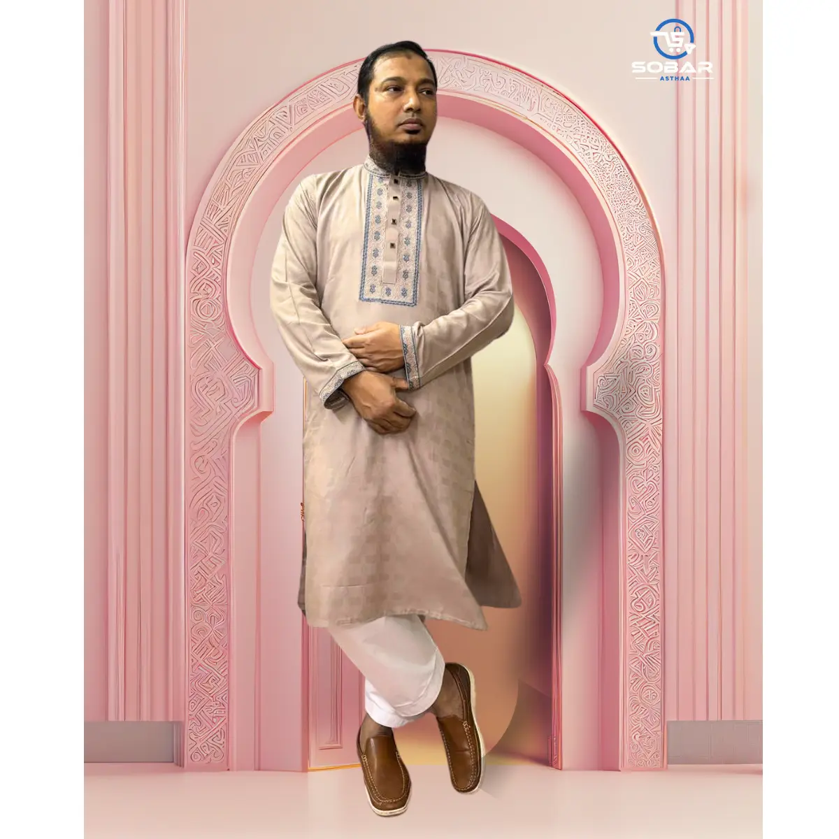 New Bile Color Panjabi Collection - Image 3